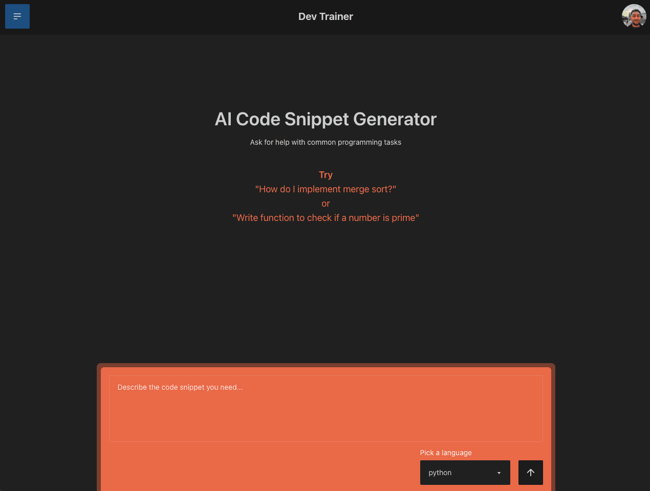 code snippets